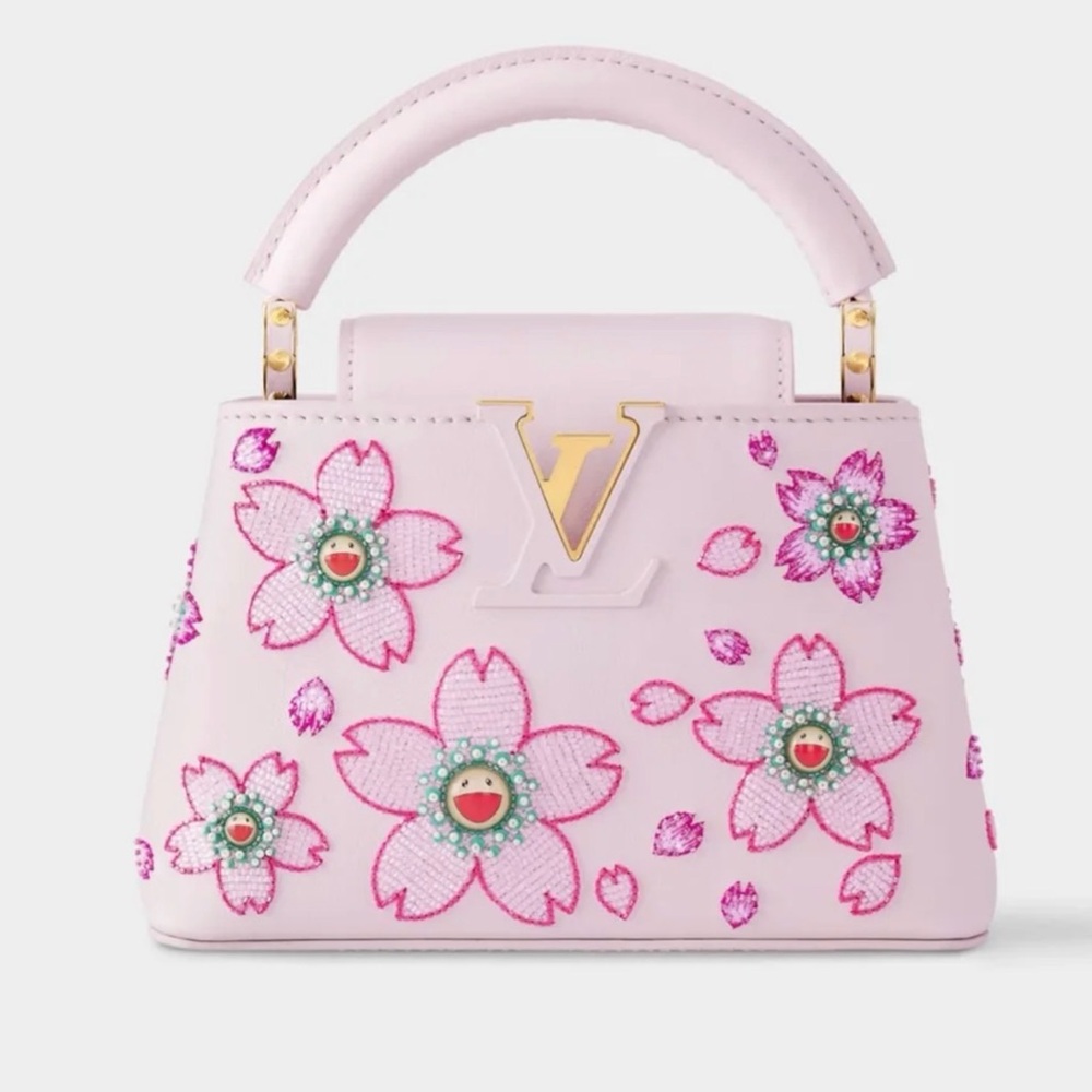 Louis Vuitton LV x TM Cherry Blossom Capucines Mini⭐️Limited Edition⭐️ Numbered - Picture 2 of 8